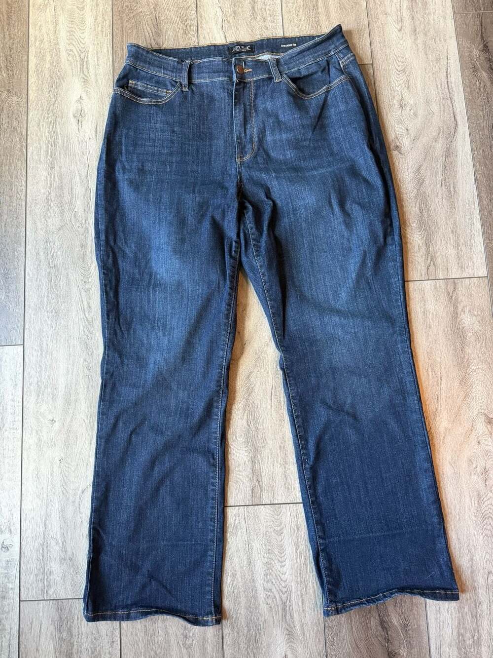 Judy Blue Los Angeles Straight Fit Dark Wash Jeans Women's Size 18W